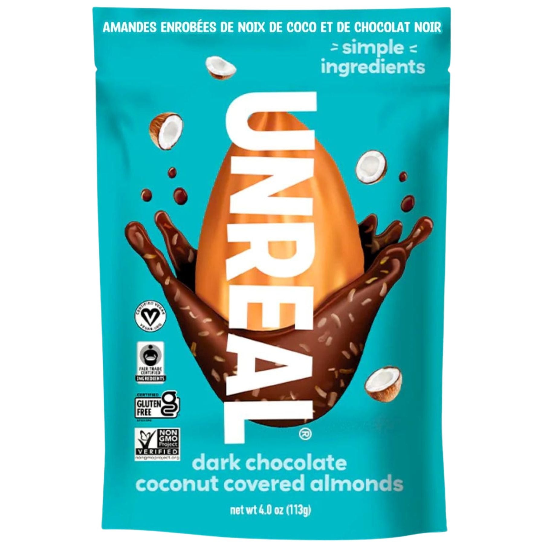 Unreal Dark Chocolate Coconut Almonds 113g