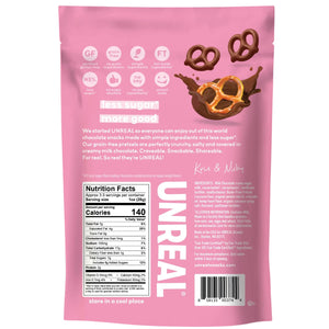 Unreal Milk Chocolate Covered Pretzels 100g