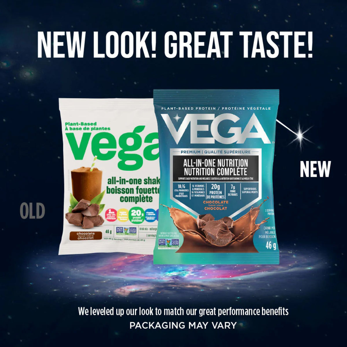 VEGA All-In-One Nutrition Plant-Based Protein Chocolate 46g (Single Serving)