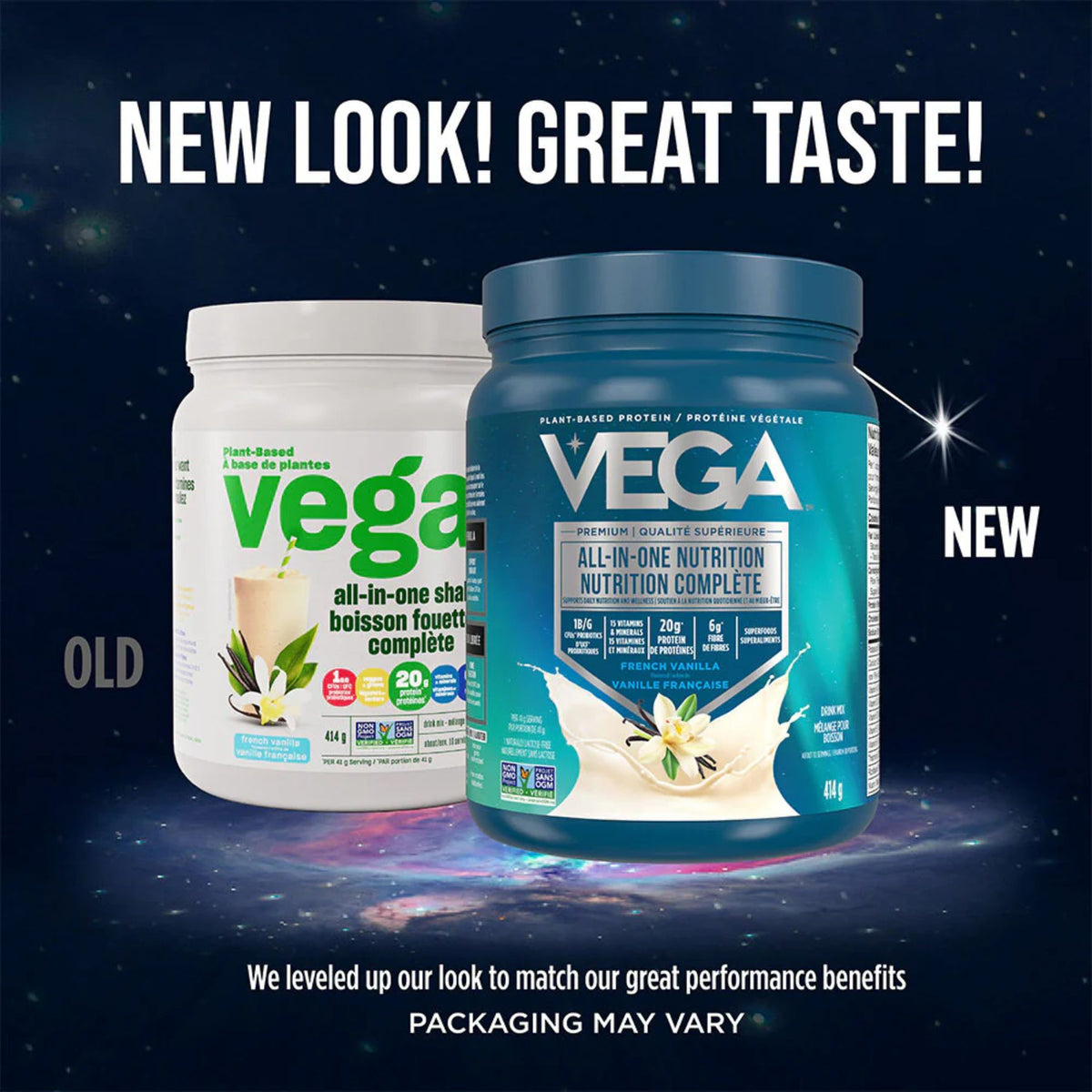 VEGA All-In-One Nutrition Plant-Based Protein French Vanilla 414g