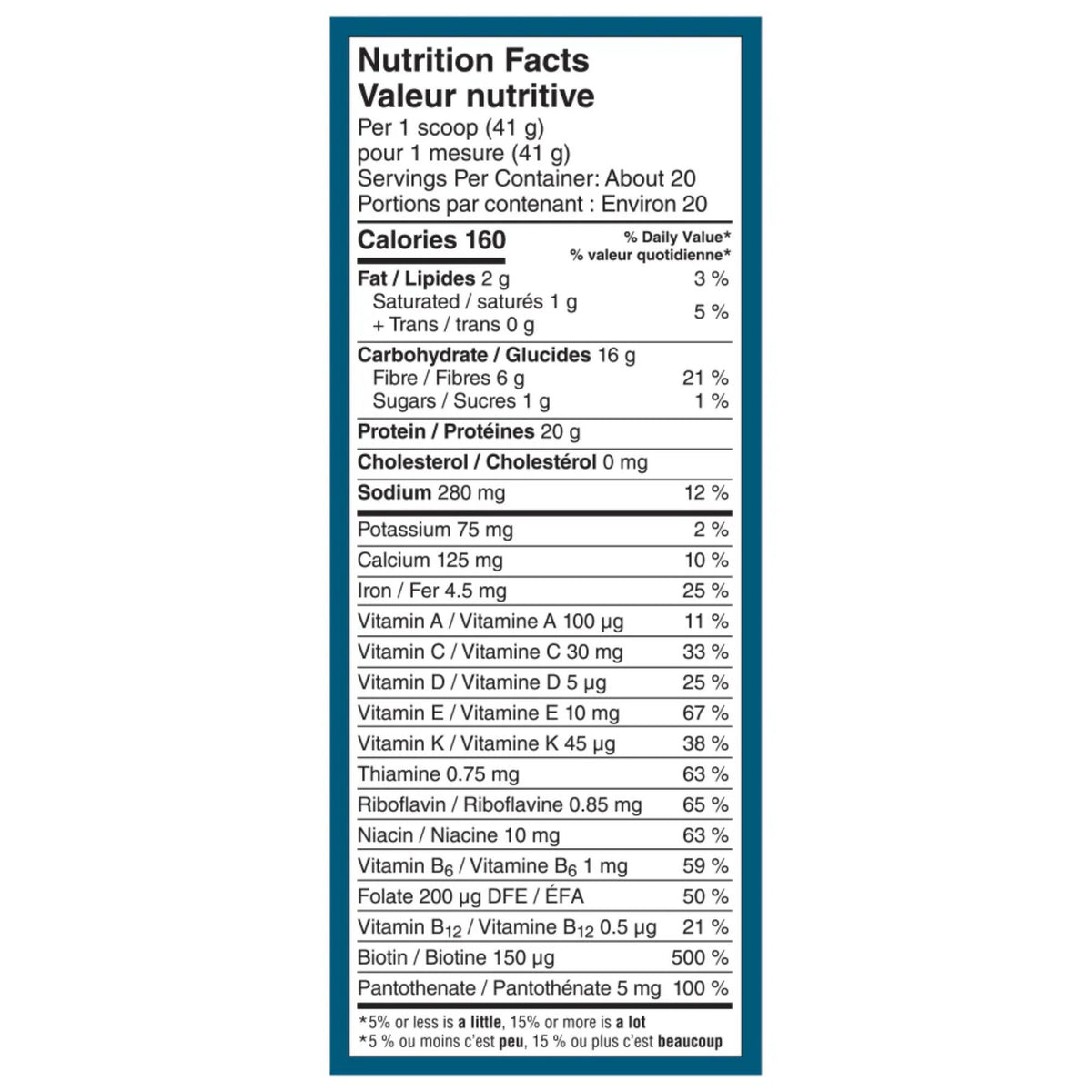 VEGA All-In-One Nutrition Plant-Based Protein French Vanilla 41g (Single Serving)