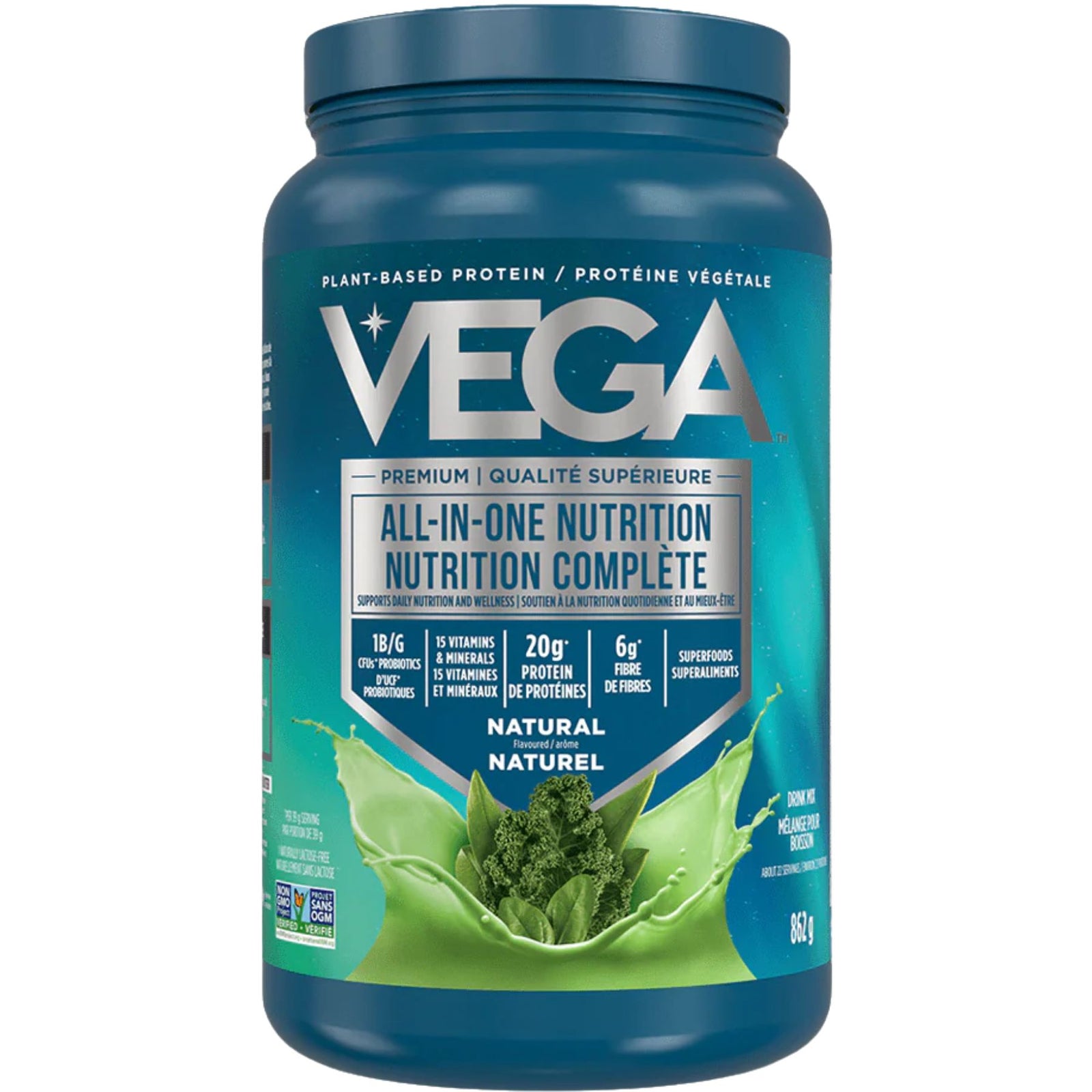 VEGA All-In-One Nutrition Plant-Based Protein Natural 862g