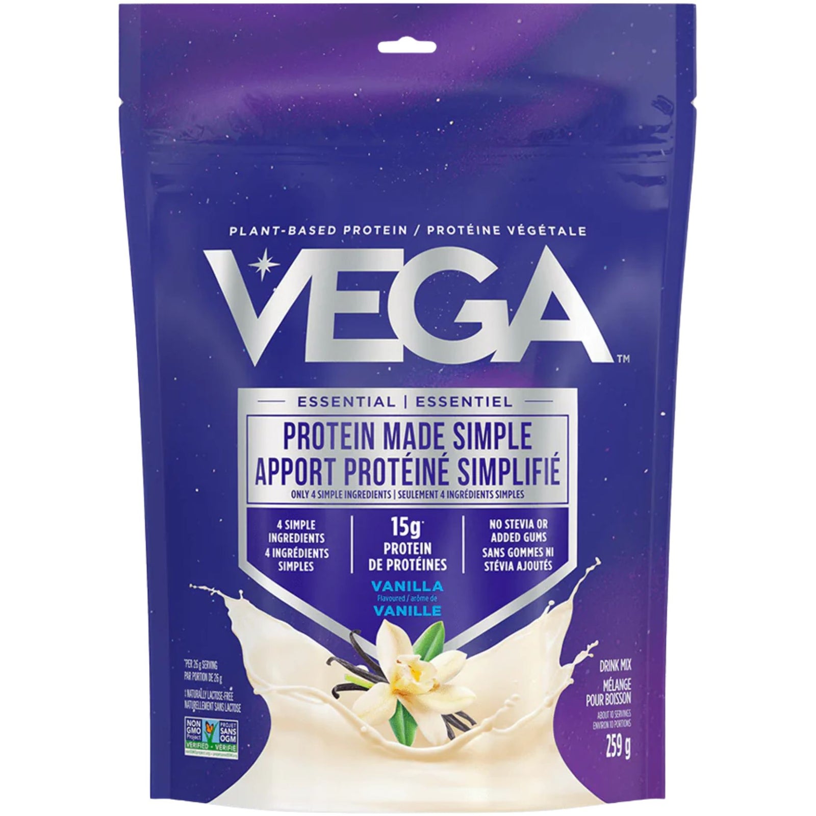 VEGA Plant-Based Protein Made Simple Vanilla 259g