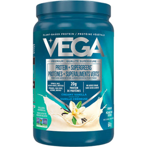 VEGA Plant-Based Protein + Supergreens Vanilla 614g