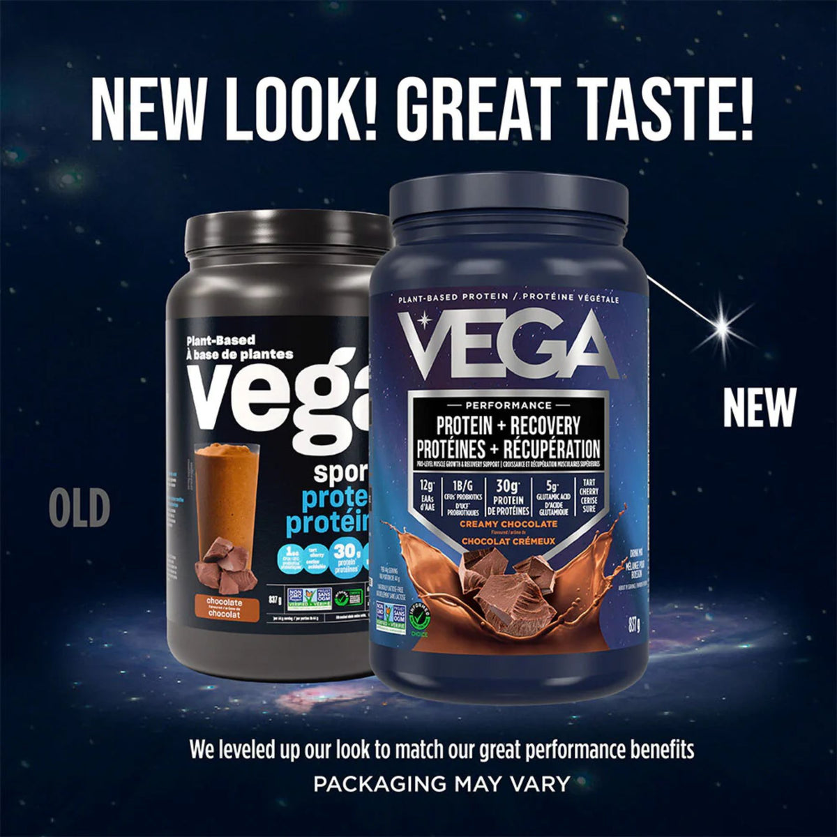 VEGA Plant-Based Protein + Recovery Chocolate 837g