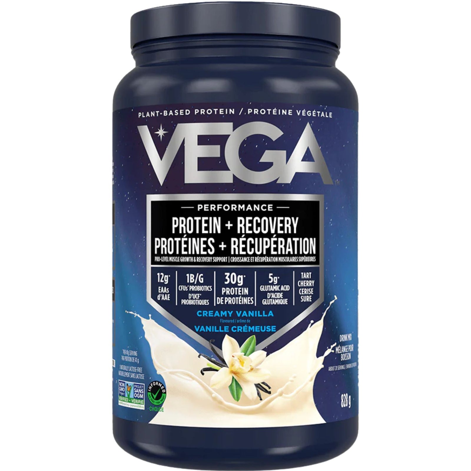 VEGA Plant-Based Protein + Recovery Vanilla 828g