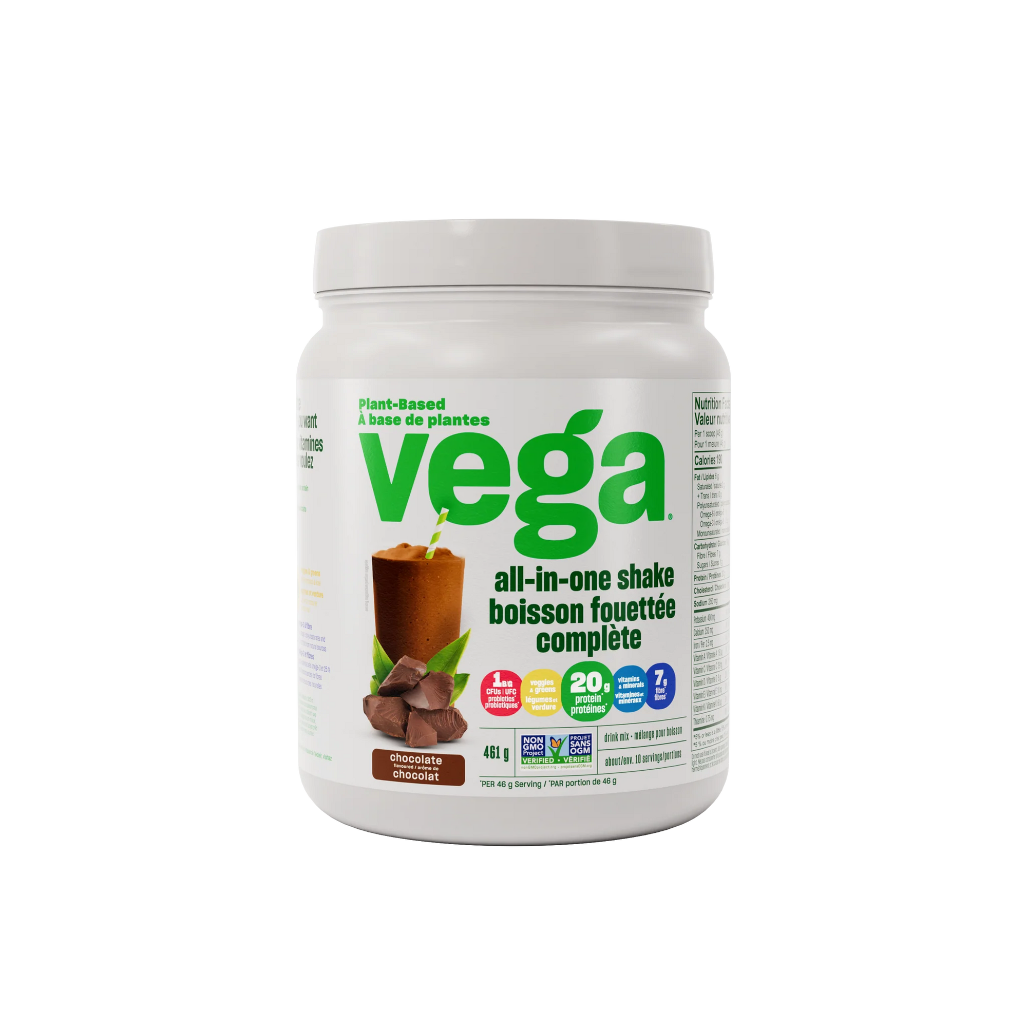 Vega One® All-in-One Shake Chocolate 461g