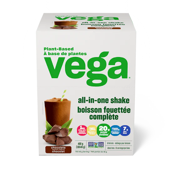 VEGA All-In-One Nutrition Plant-Based Protein Chocolate 46g (Single Serving)