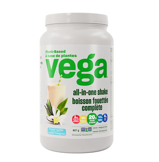 VEGA All-In-One Nutrition Plant-Based Protein French Vanilla 827g