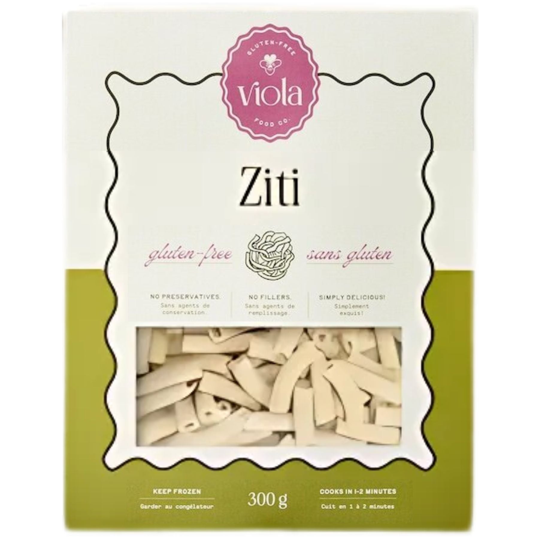 Viola Food Co. 100% Gluten-Free Ziti Pasta 300g