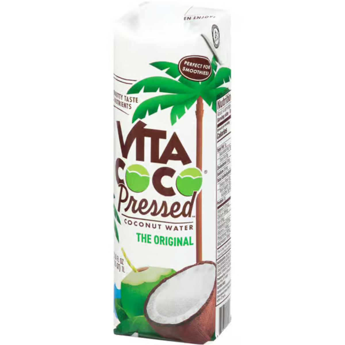 Vita Coco Pressed Coconut Water, Original 1L