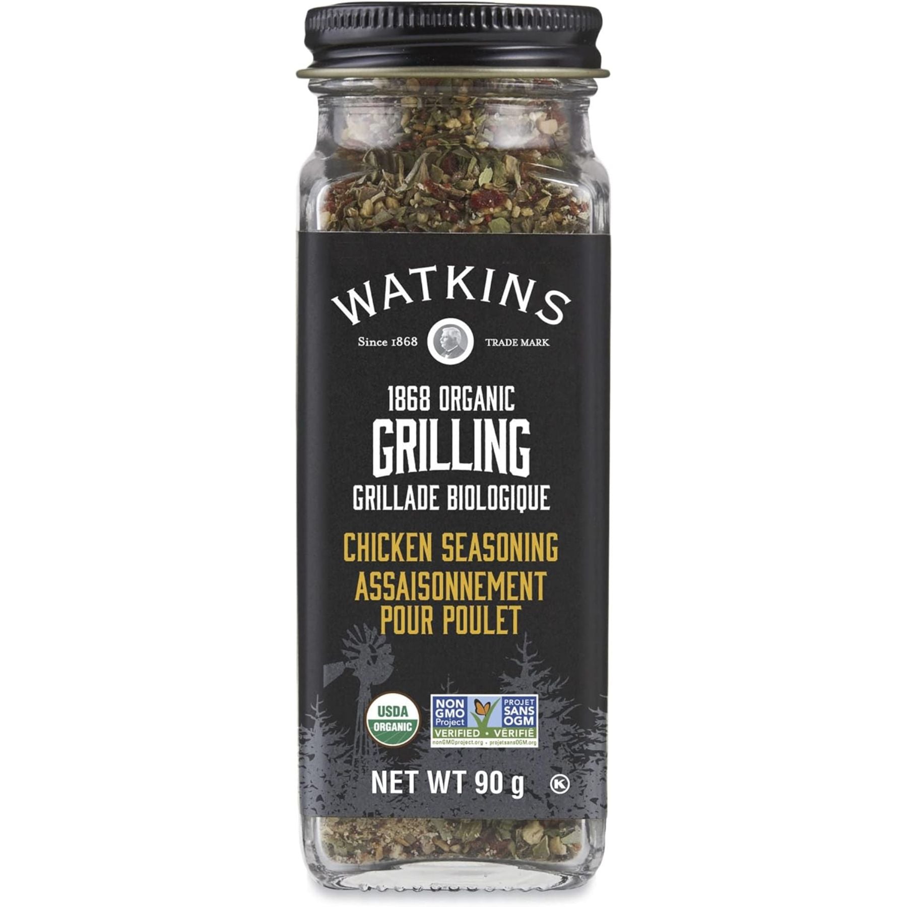 Watkins Organic Grilling Chicken Seasoning 90g