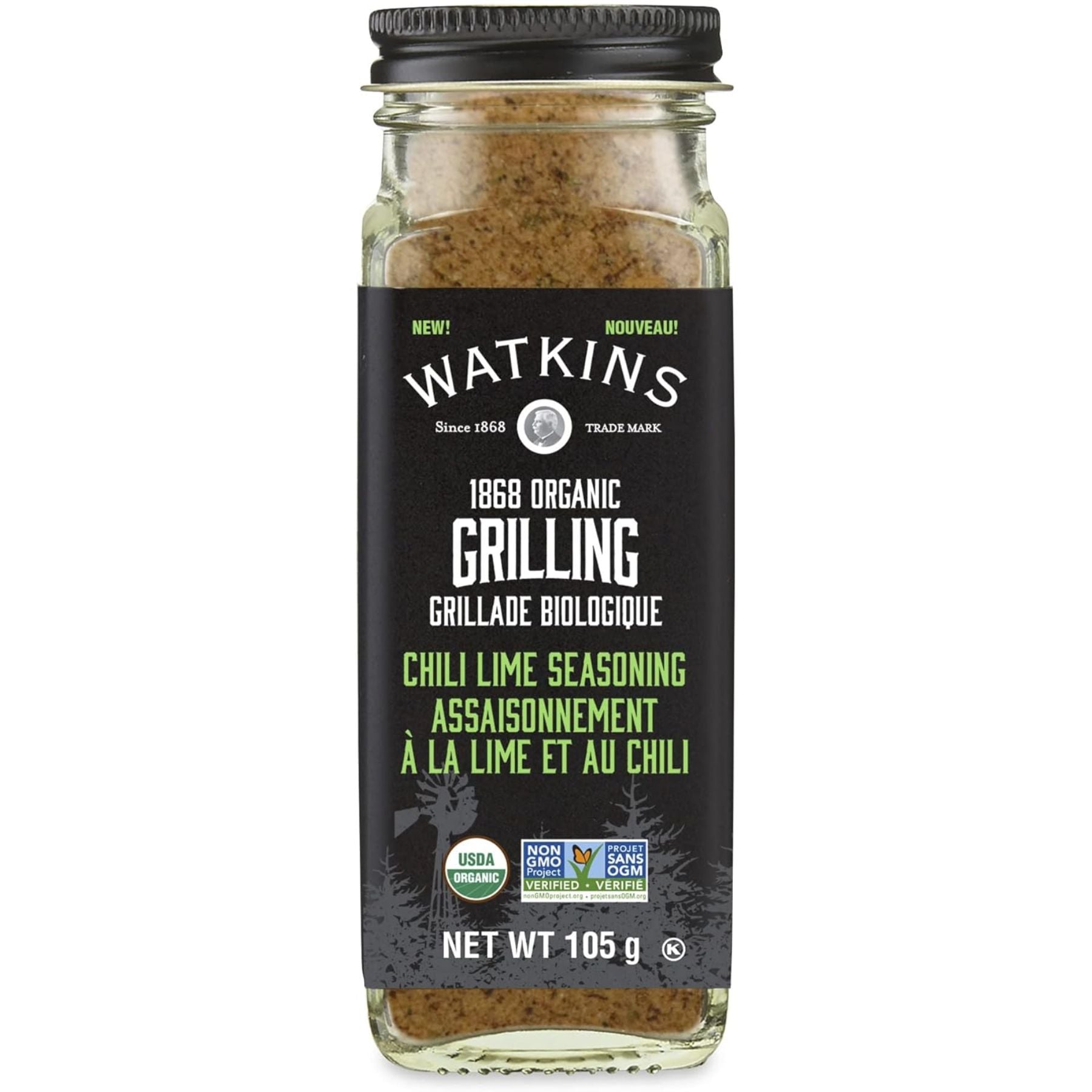 Watkins Organic Grilling Chili Lime Seasoning 105g