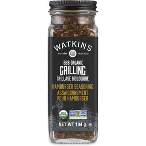 Watkins Organic Grilling Hamburger Seasoning 104g