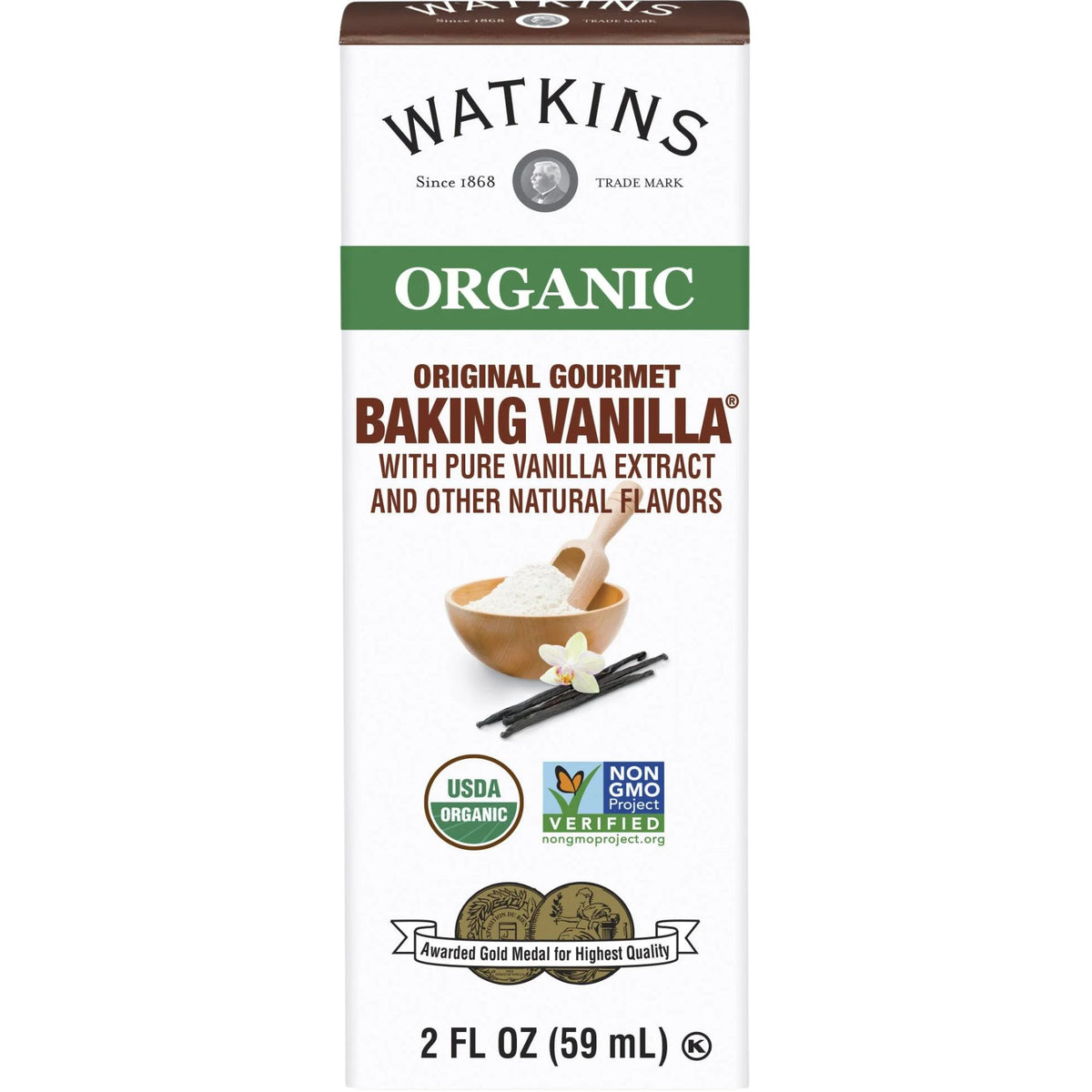 Watkins Organic Original Gourmet Baking Vanilla 59mL