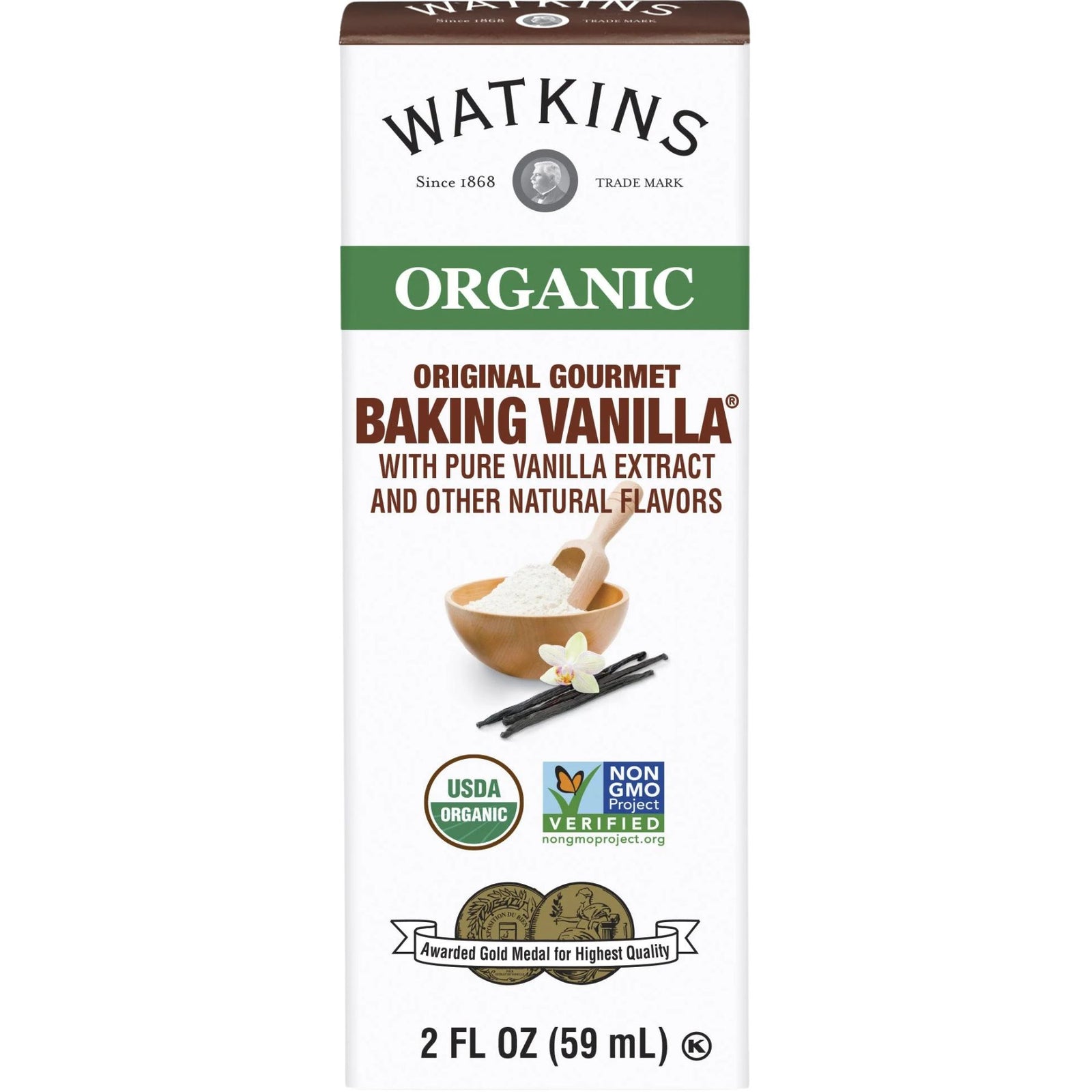 Watkins Organic Original Gourmet Baking Vanilla 59mL