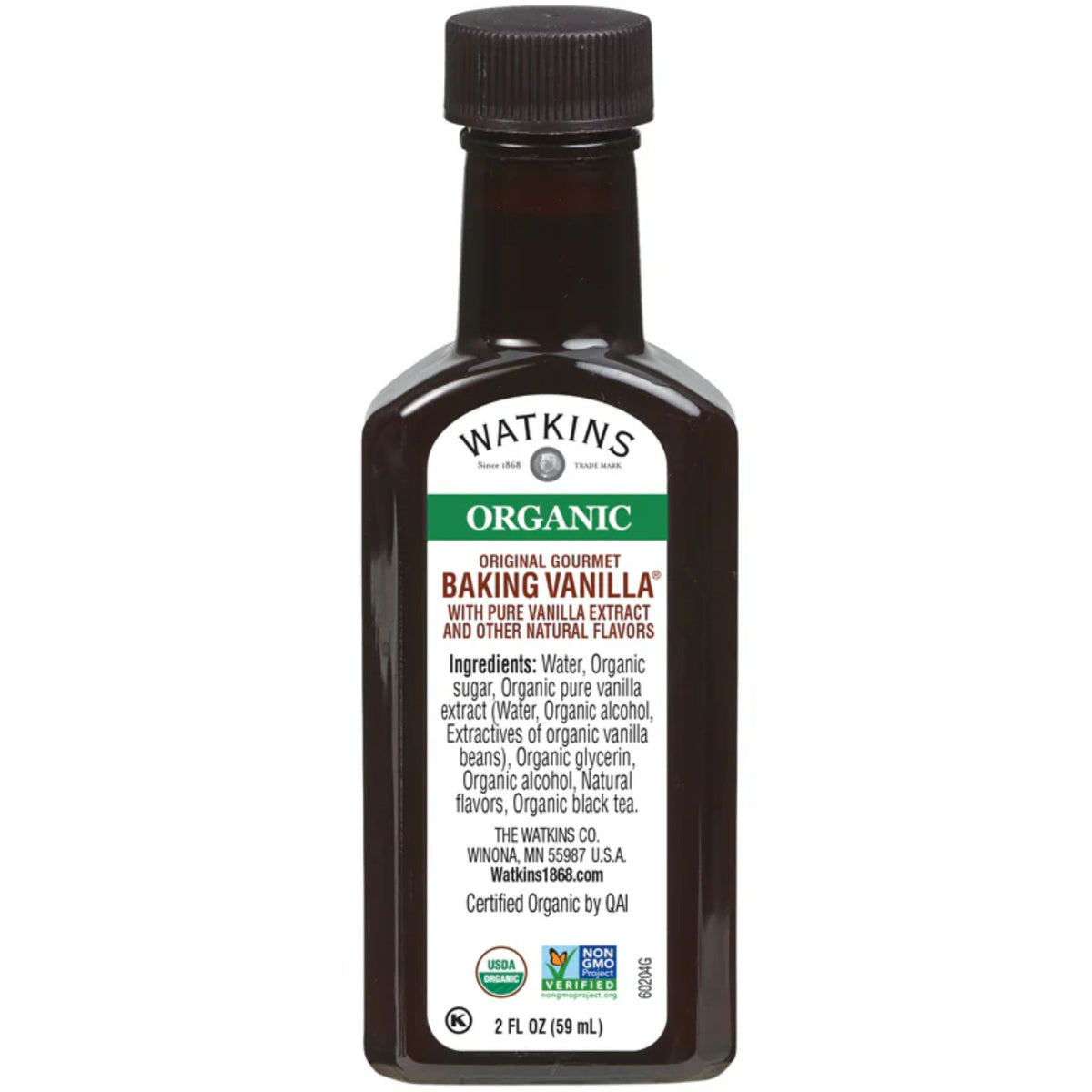 Watkins Organic Original Gourmet Baking Vanilla 59mL