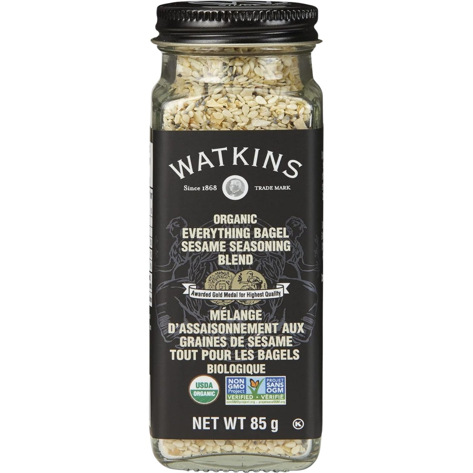 Watkins Organic Everything Bagel Sesame Seasoning Blend 85g