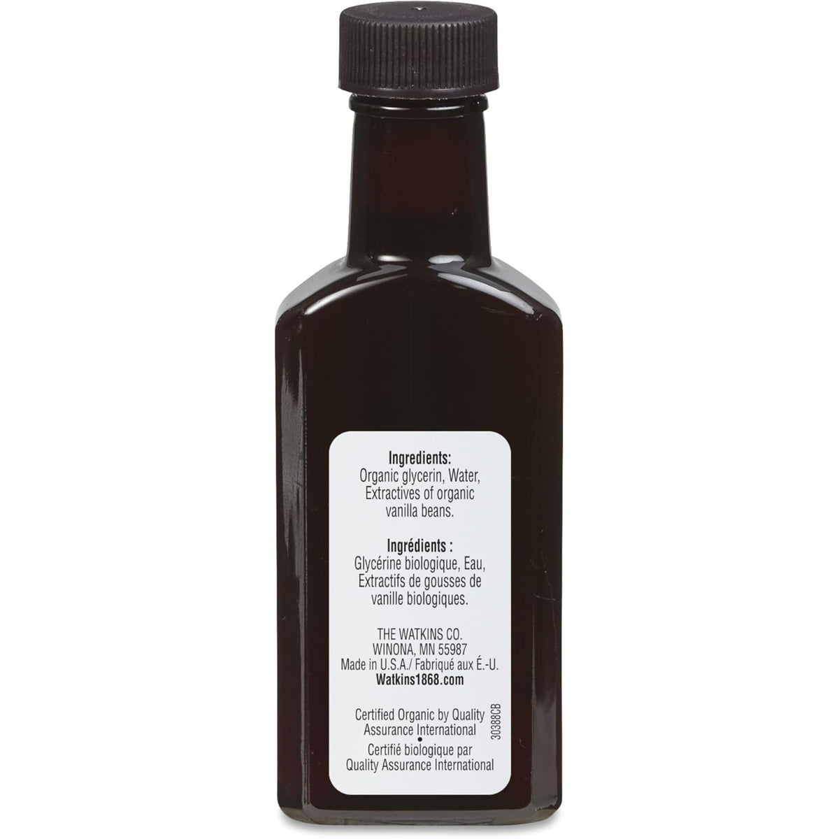 Watkins Organic Pure Vanilla Alcohol-Free Extract 59mL