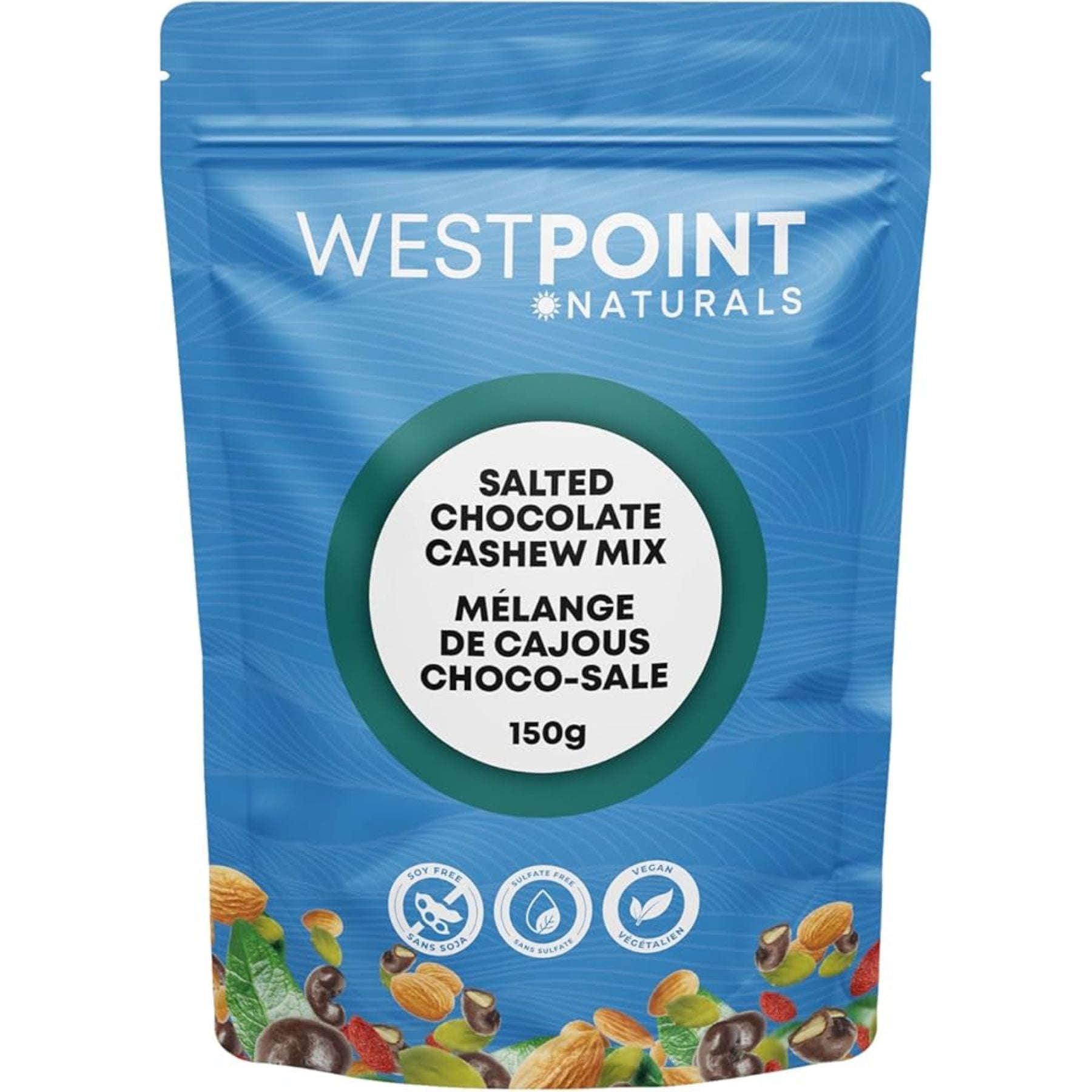 Westpoint Naturals Salted Chocolate Cashew Snack Mix 150g