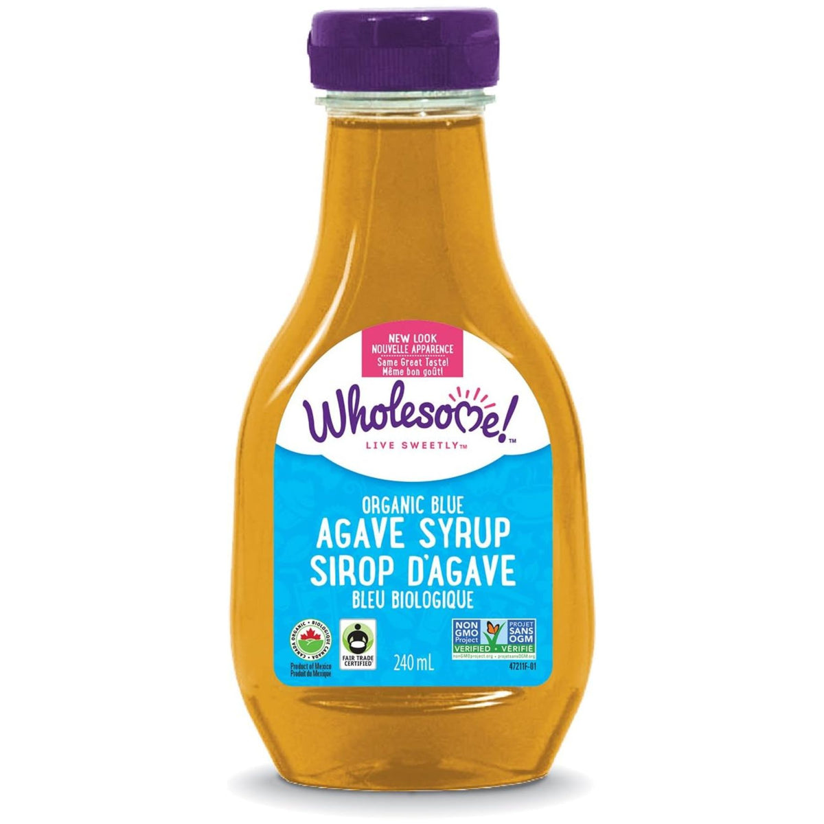 Wholesome Sweeteners Organic Blue Agave 240ml