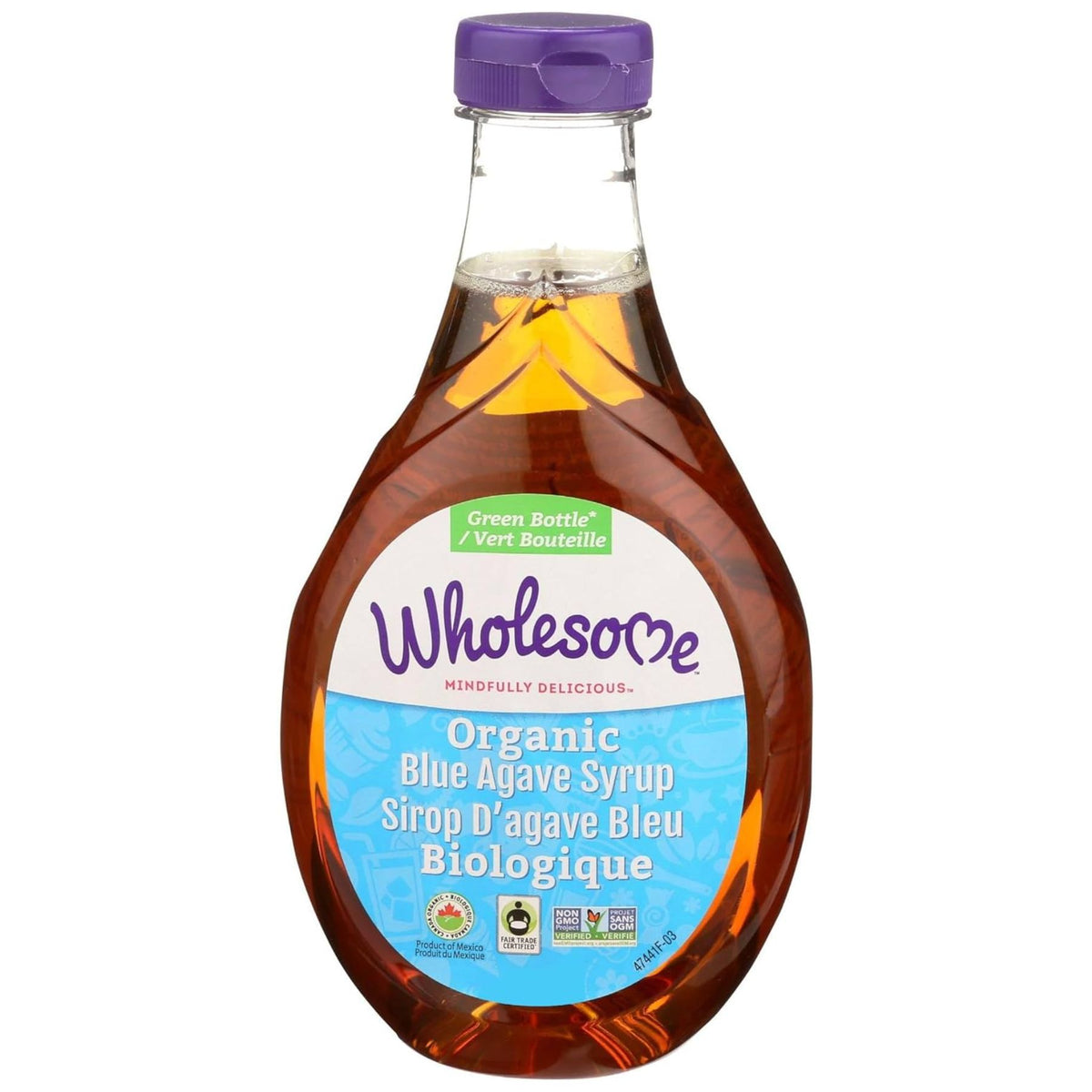 Wholesome Sweeteners Organic Blue Agave Syrup 480ml