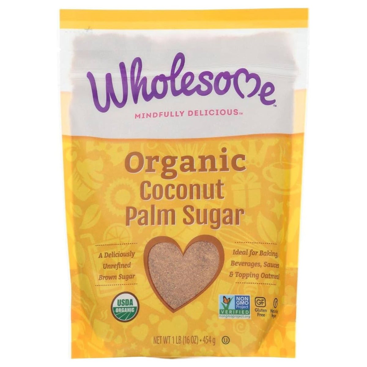 Wholesome Sweeteners Organic Coconut Palm Sugar 454g