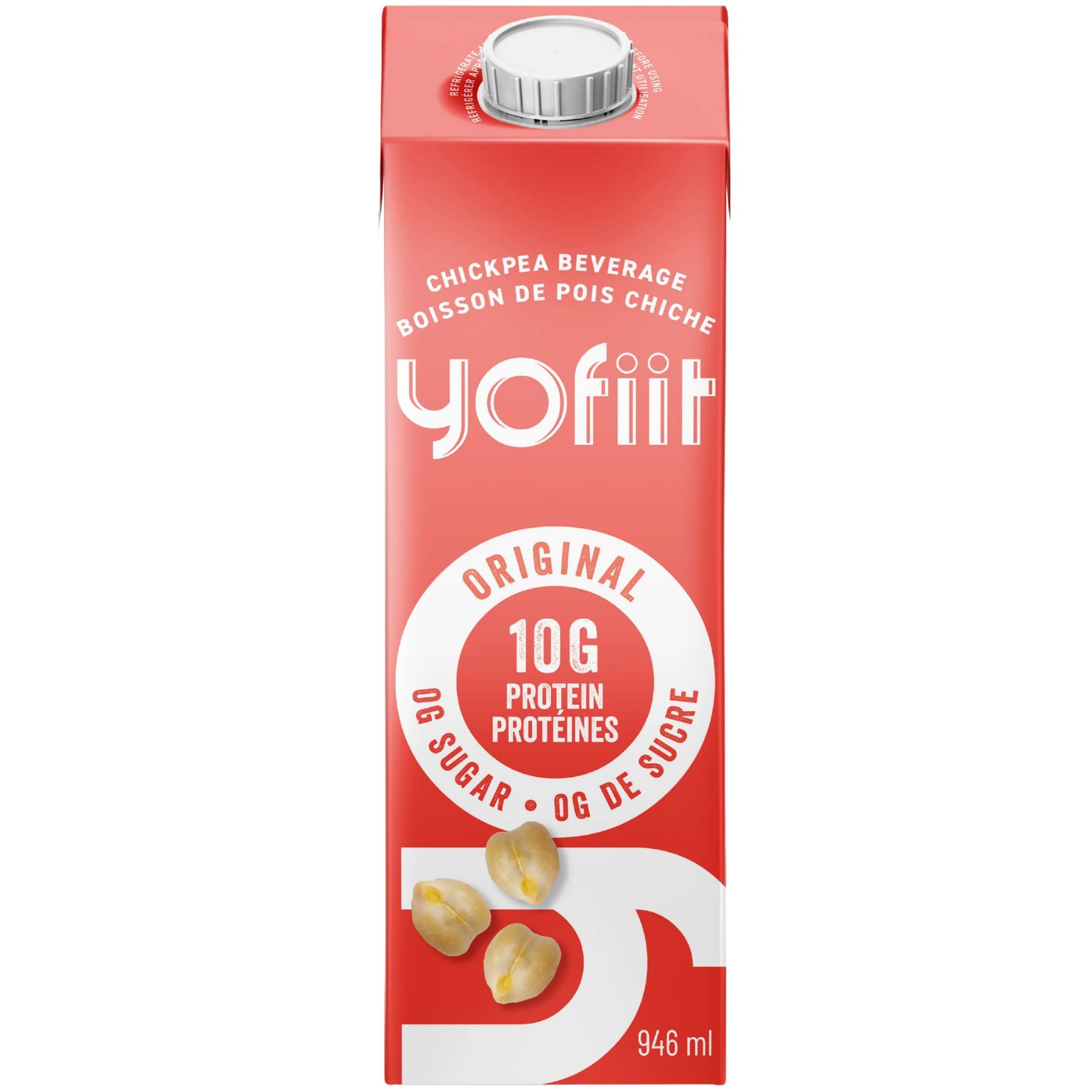 Yofiit High Protein Chickpea Milk Original 946mL