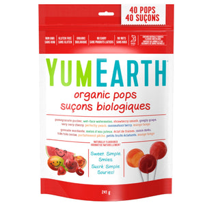 YumEarth Organic Assorted Flavor Lollipops 241g