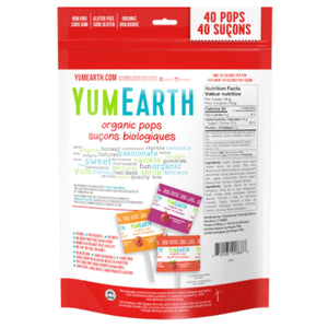 YumEarth Organic Assorted Flavor Lollipops 241g