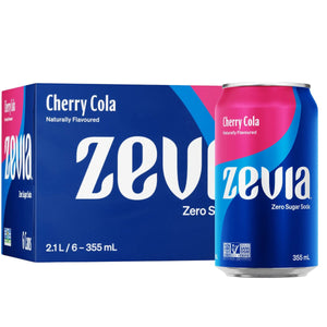 Zevia Zero Calorie Cherry Cola Soda 6pk