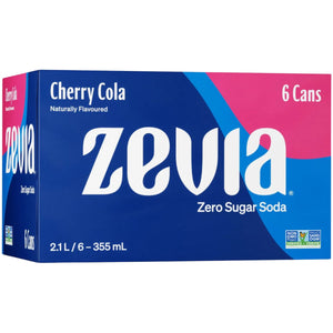 Zevia Zero Calorie Cherry Cola Soda 6pk