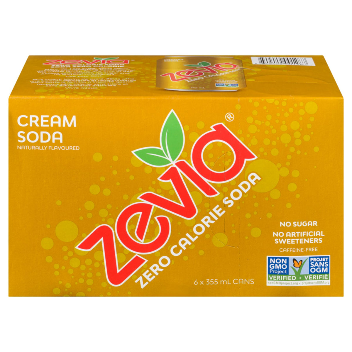 Zevia Zero Calorie Cream Soda 6pk