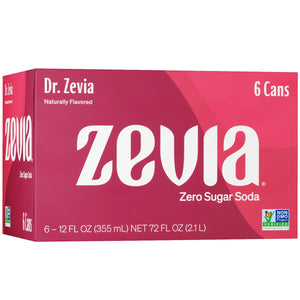 Zevia Zero Calorie Dr. Zevia Soda 6pk