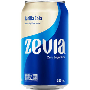 Zevia Zero Calorie Vanilla Cola 6pk