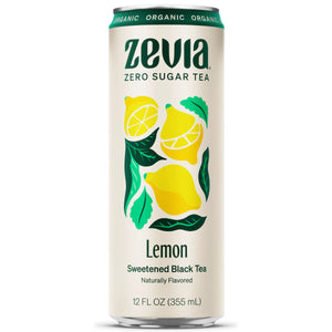 Zevia Organic Sweetened Black Tea with Lemon 355ml