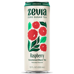 Zevia Organic Sweetened Black Tea with Raspberry 355ml