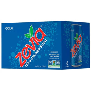 Zevia Zero Calorie Cola 6x355ml