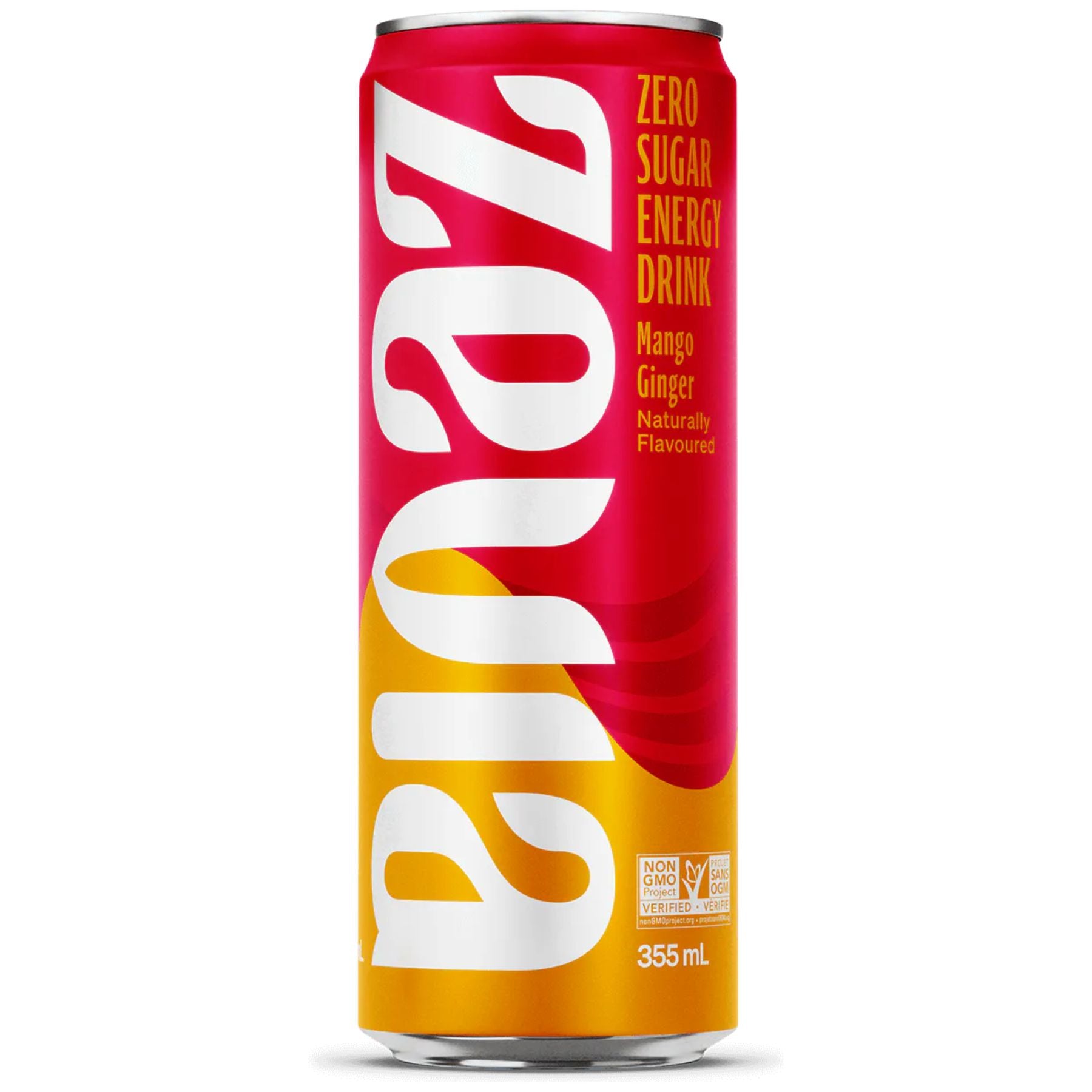 Zevia Energy Drink - Mango Ginger 355ml