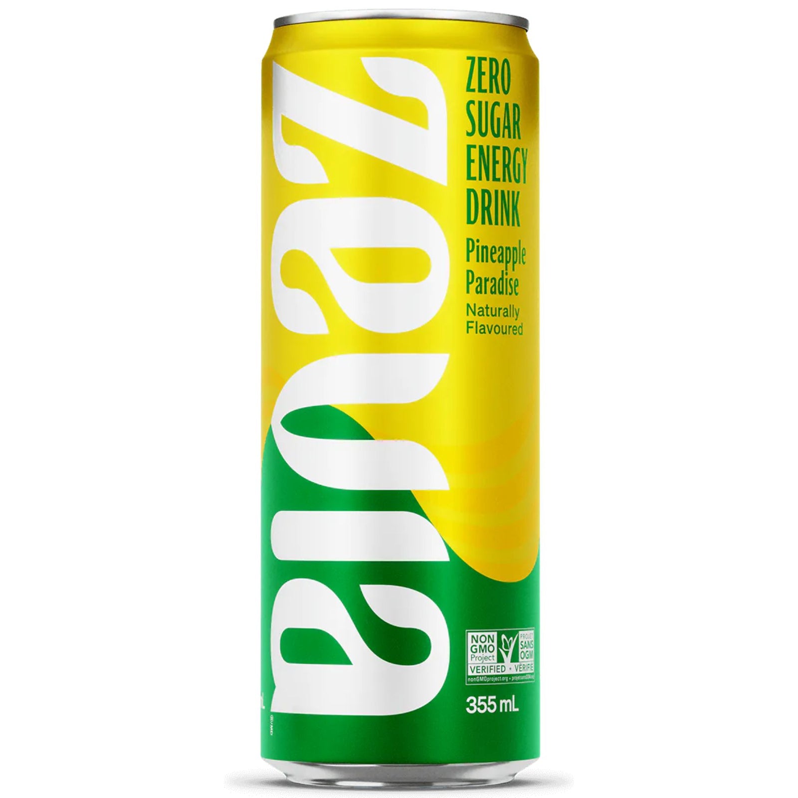 Zevia Pineapple Paradise Energy Drink 355ml