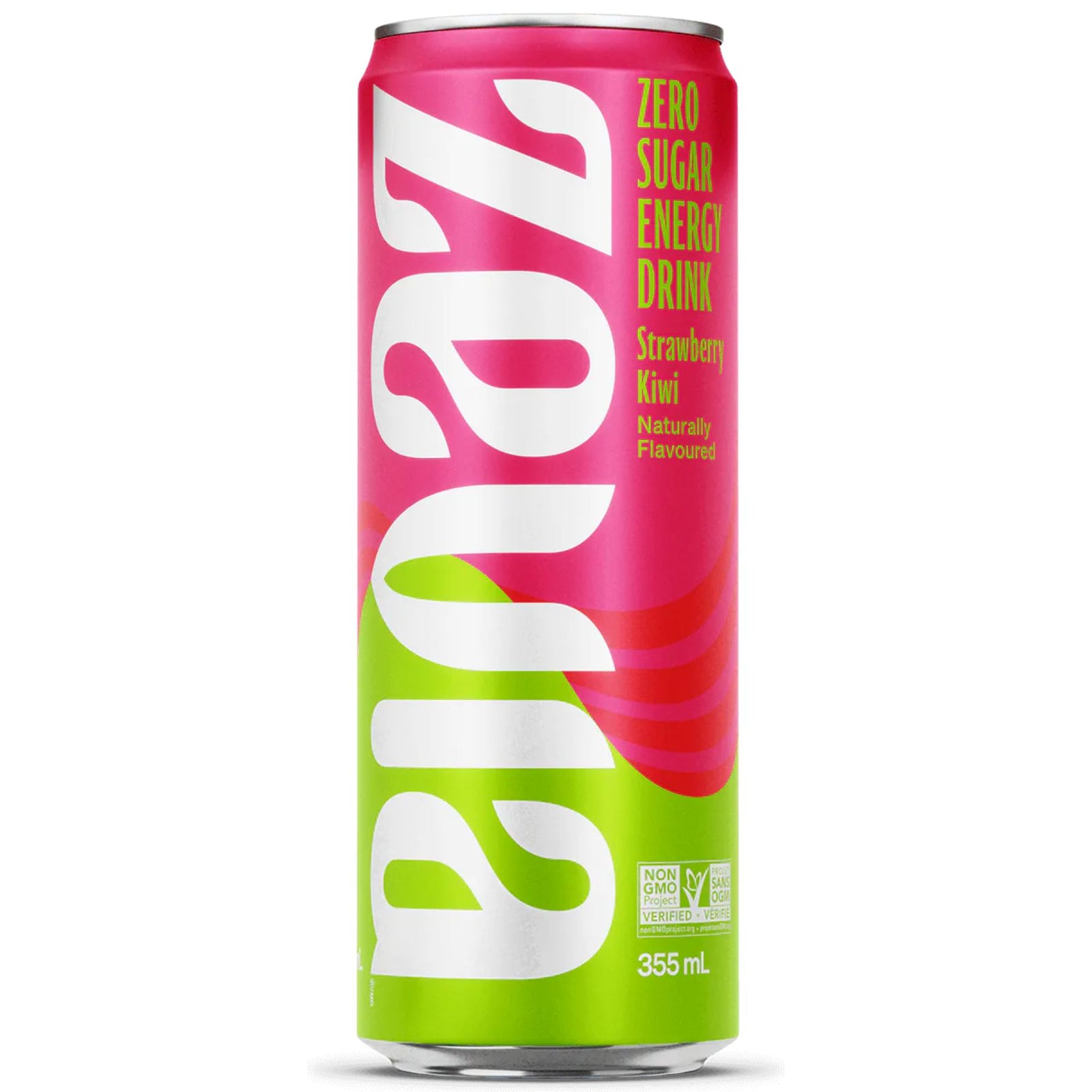 Zevia Strawberry Kiwi Energy Drink 355ml