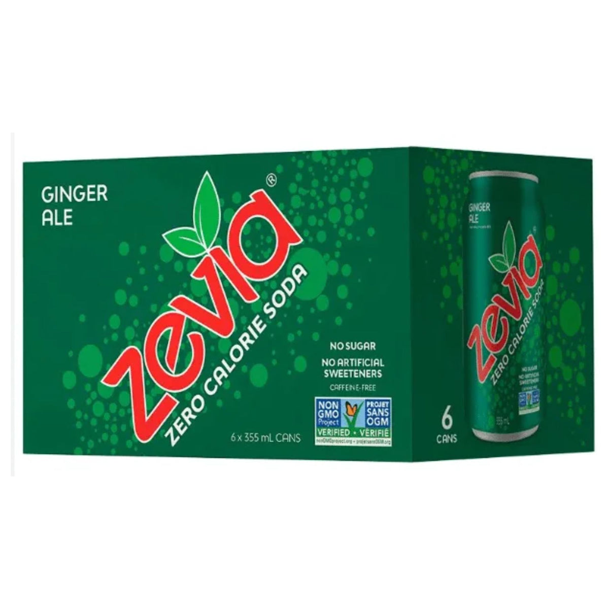 Zevia Zero Calorie Ginger Ale 6pk