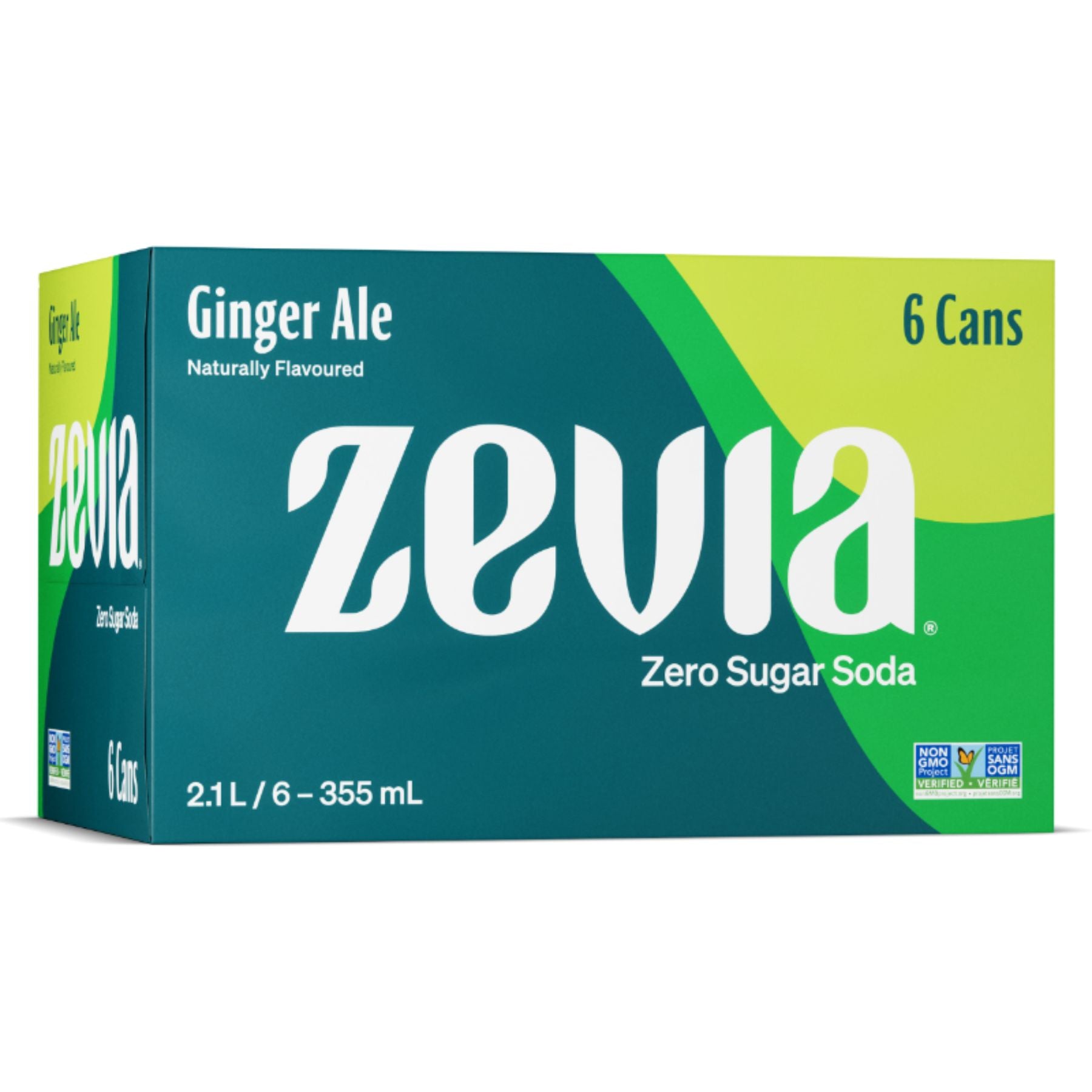 Zevia Zero Calorie Ginger Ale 6x355ml