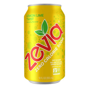 Zevia Zero Calorie Lemon Lime Soda 355ml