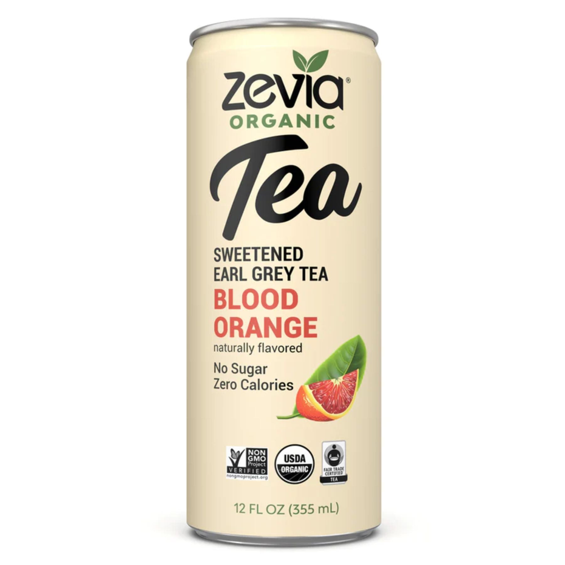 Zevia Earl Grey Tea Blood Orange 355ml