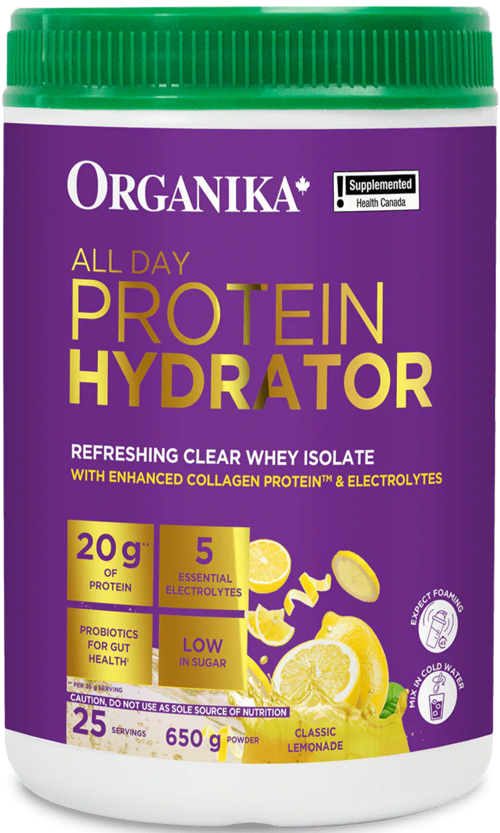 Organika All Day Protein Hydrator 650g - Classic Lemonade