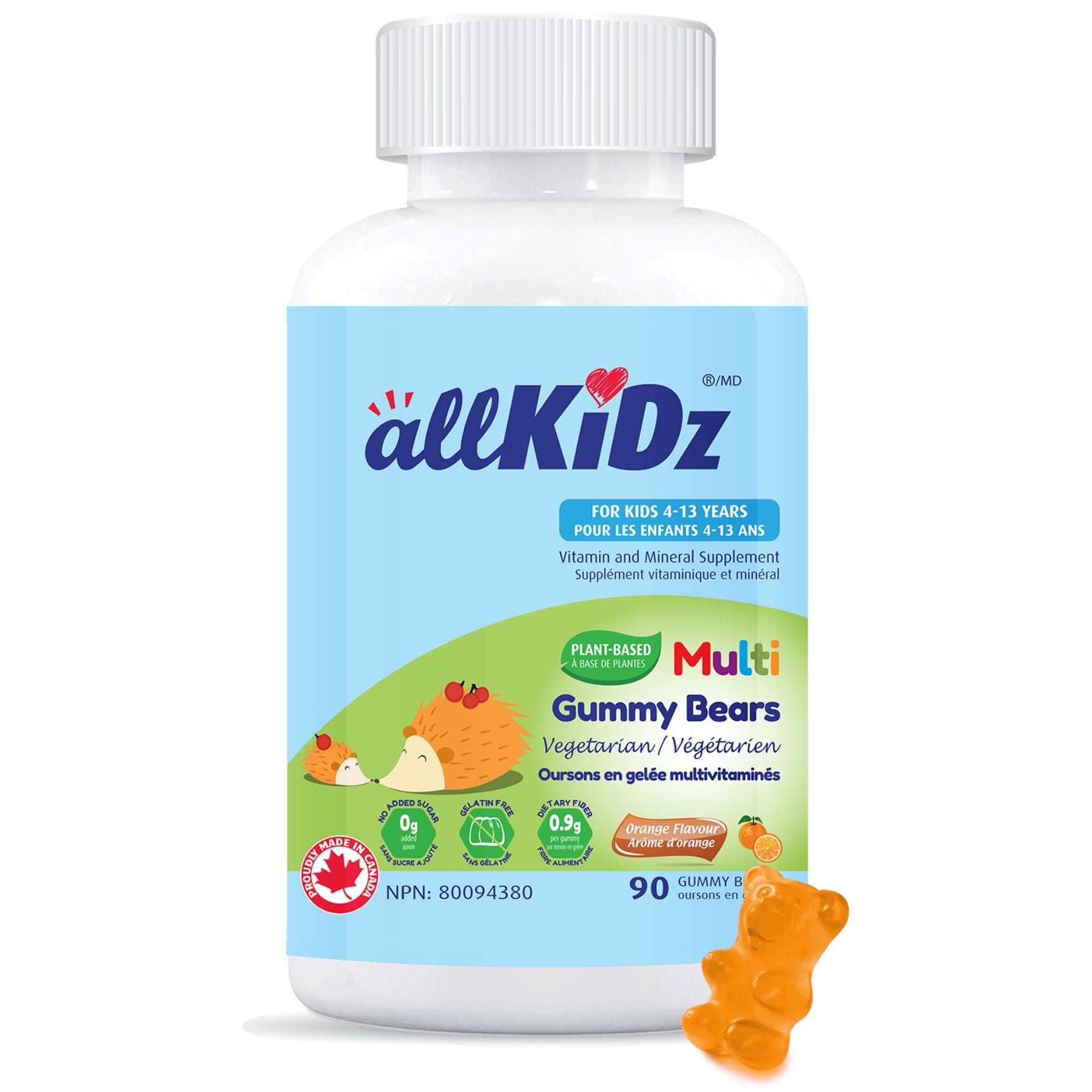 allKiDz Multi Gummy Bears Vegetarian 90s