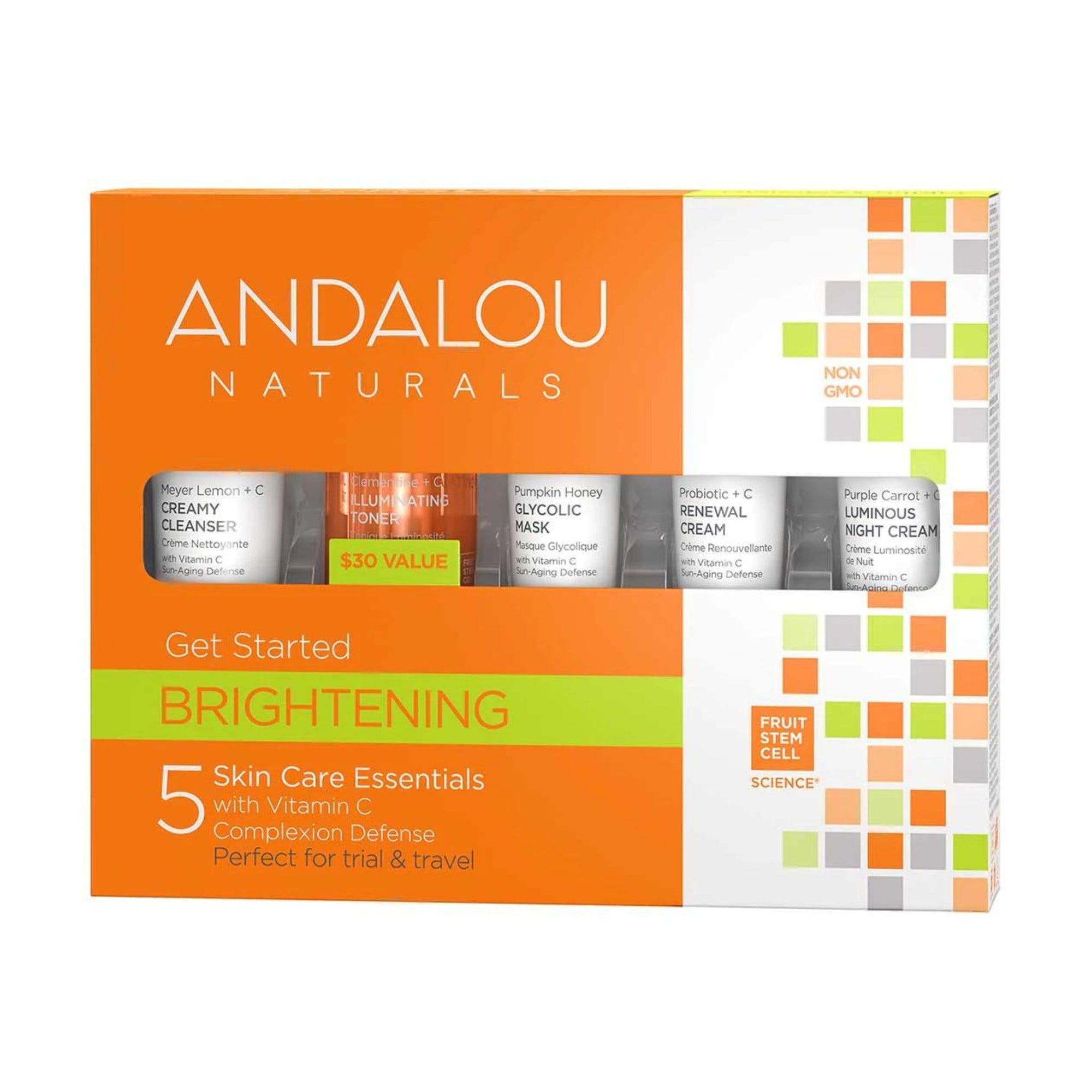 Andalou Brightening Get Started Kit