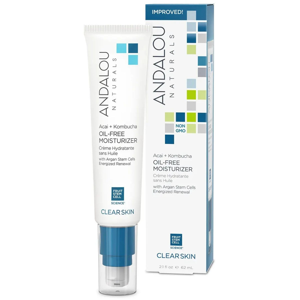 Andalou Clear Skin Acai + Kombucha Oil-Free Moisturizer 62mL