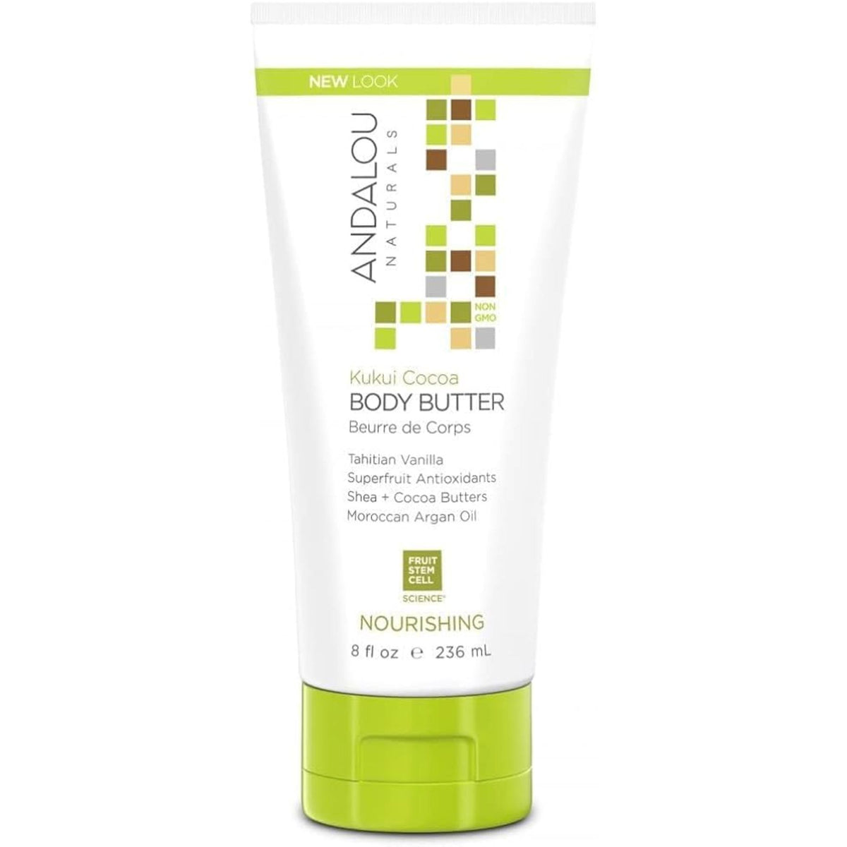 Andalou Kukui Cocoa Nourishing Body Butter 236mL